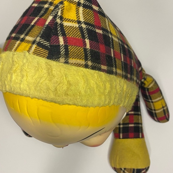 Vintage celluloid face Humpty Dumpty stuffed plush doll - Picture 9 of 11